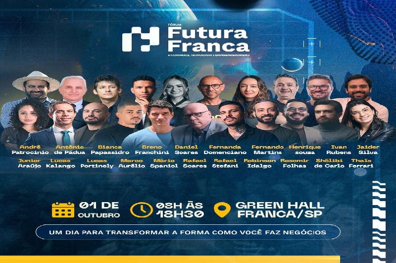 Sebrae Franca apoia fórum de inovação e e-commerce com ingresso grátis aos parceiros